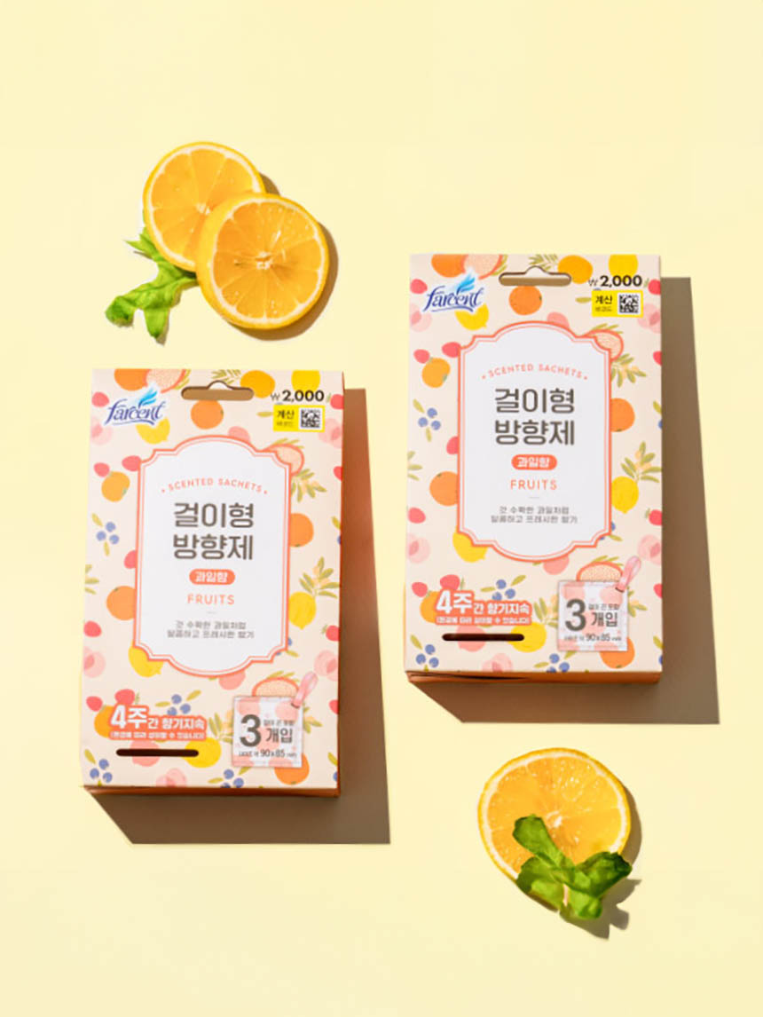 파센트 방향제 3개입 (과일향)