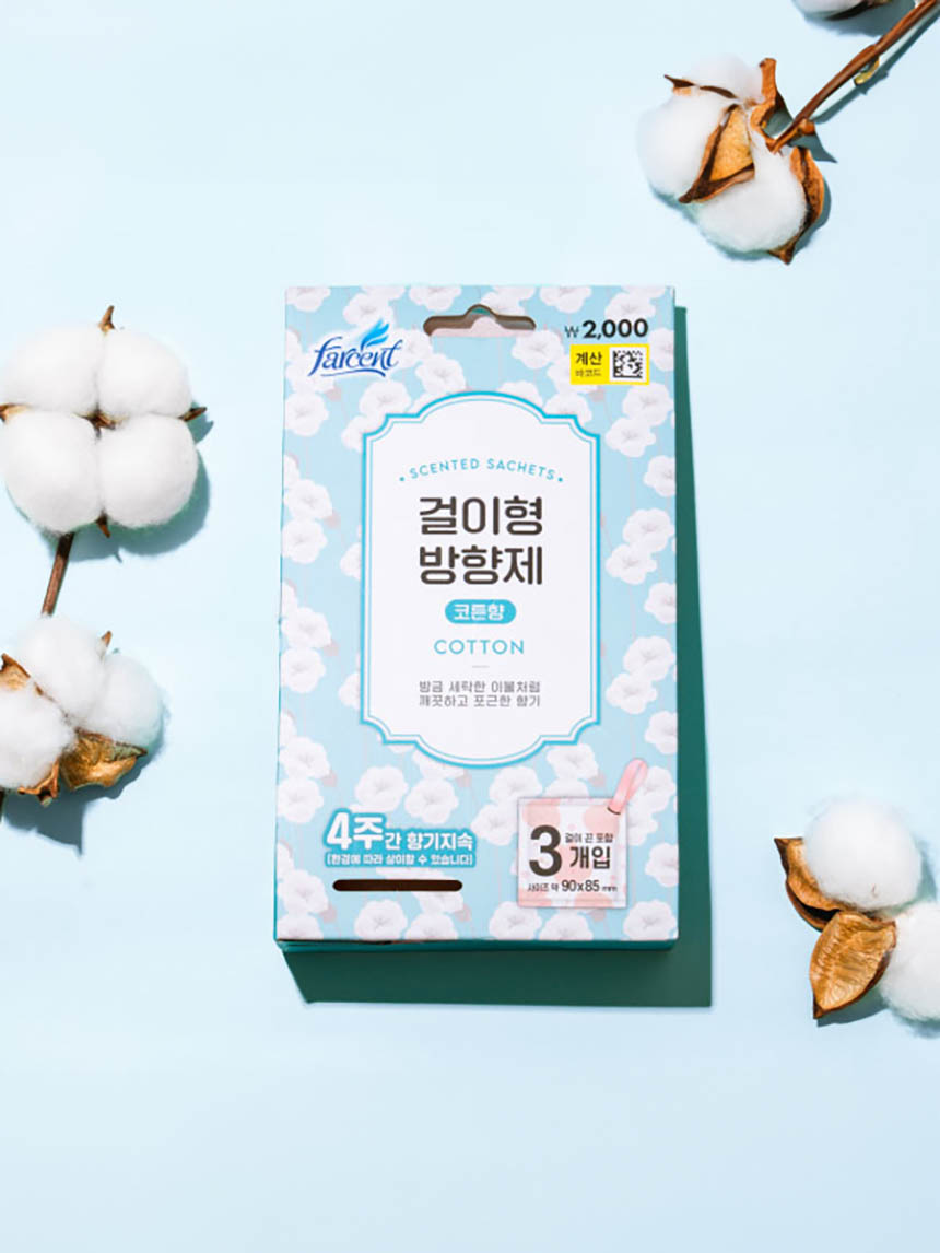 파센트 방향제 3개입 (코튼향)