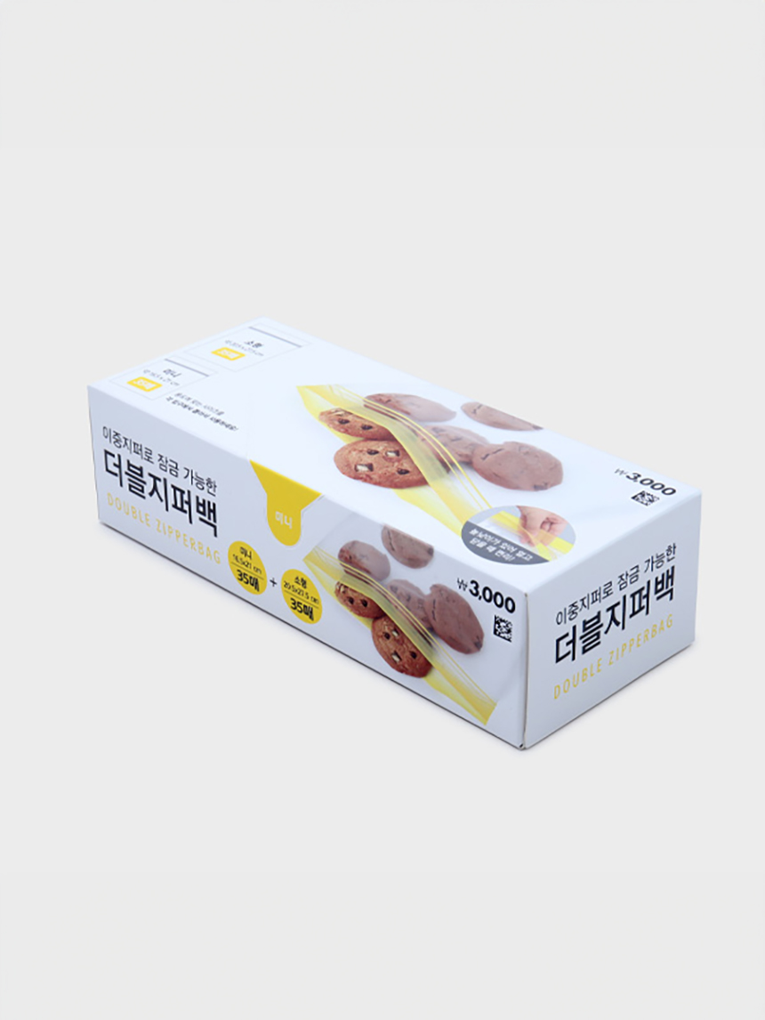 혼합 지퍼백 소 35매+미니 35매