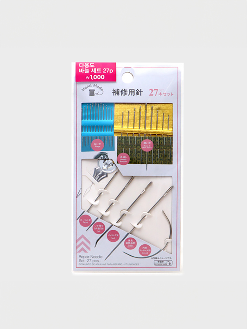 다이소 바늘 27개입