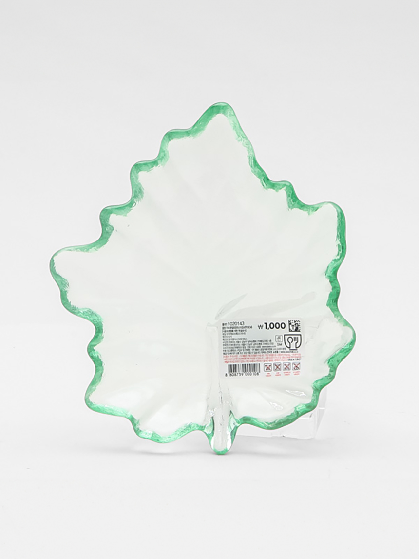 TR나뭇잎모양라스터접시(약13 cm)