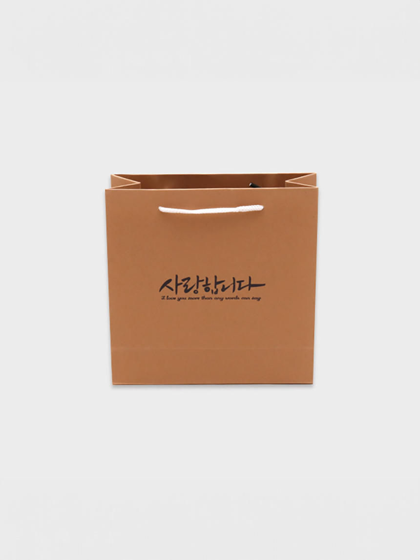 인사 크라프트 쇼핑백