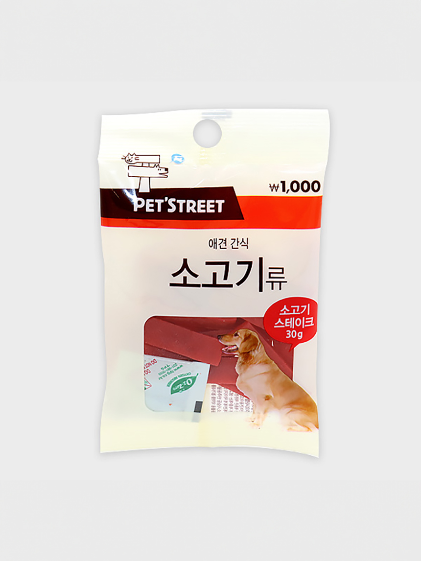 다이소 [펫]  스테이크 비프 30g