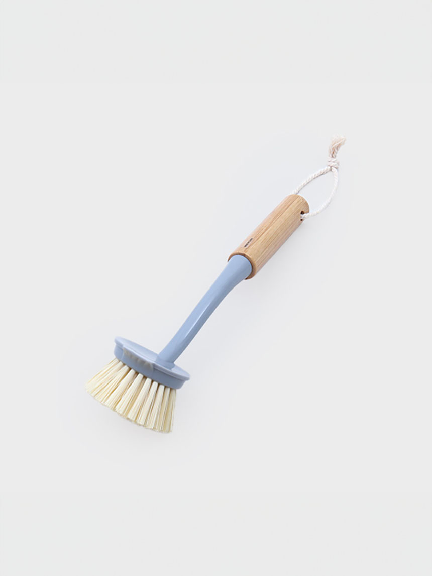 대나무 원형 청소 솔