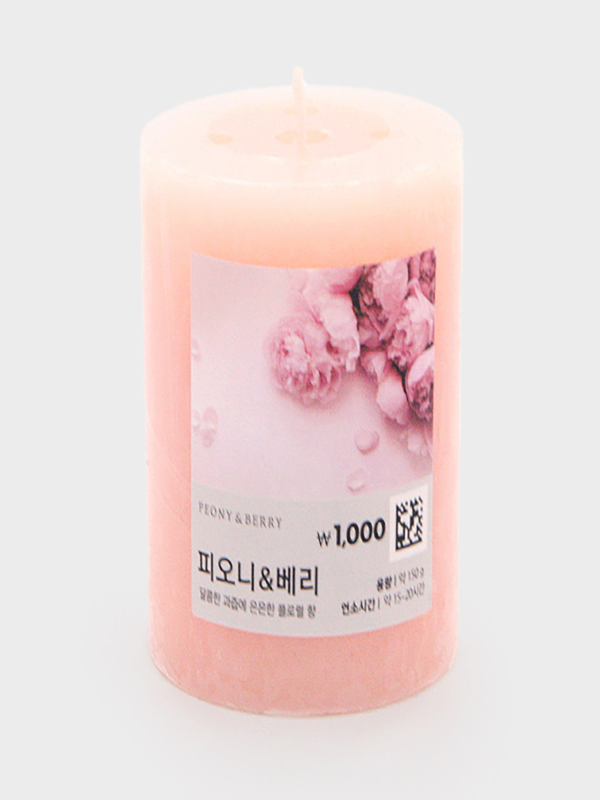 컬러 필러캔들 피오니＆베리 향
