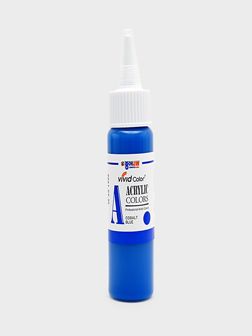 비비드 칼라 아크릴물감 60 ml 코발트블루