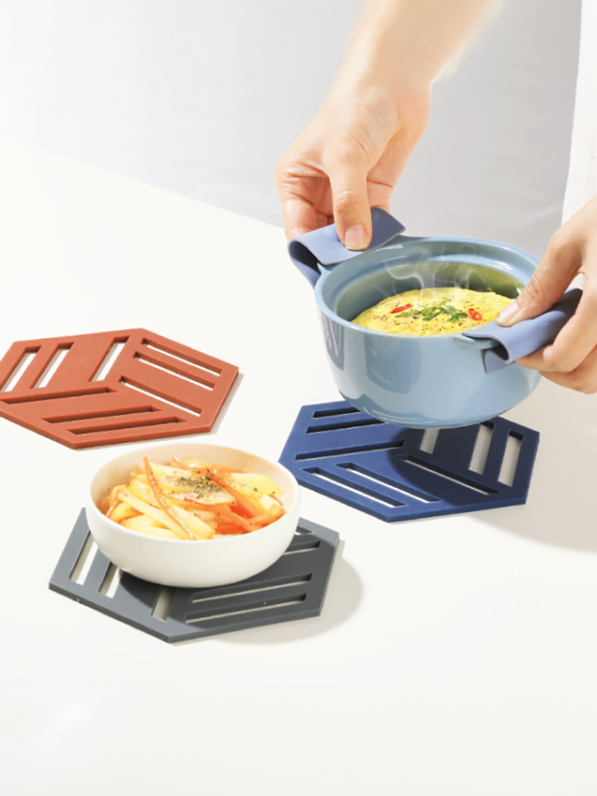 육각실리콘냄비받침(소)