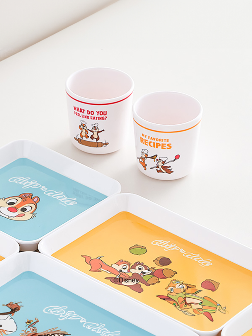 디즈니 칩앤데일 디저트 멜라민 물컵 180ml