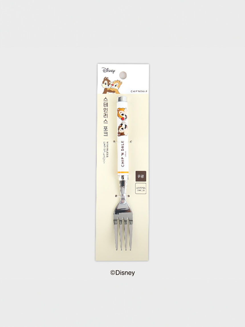 디즈니 칩앤데일 디저트 양식기 포크 19.5cm