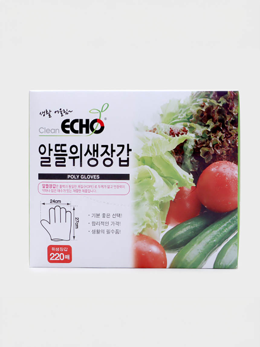 크린에코 알뜰 위생장갑 220매입