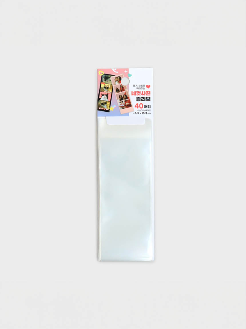 폴꾸 네컷포토 투명 슬리브 40매