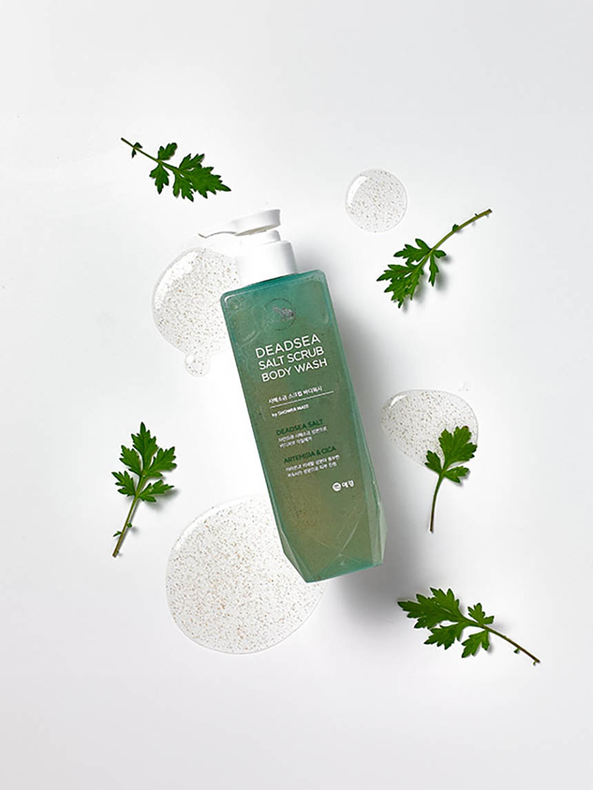 샤워메이트 사해소금 스크럽 바디워시 400ml