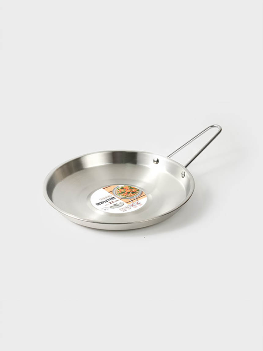 캠핑) 원형 납작팬 24cm