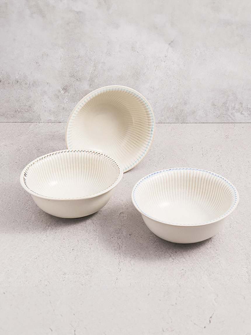라인 테두리 스트라이프 면기 17cm