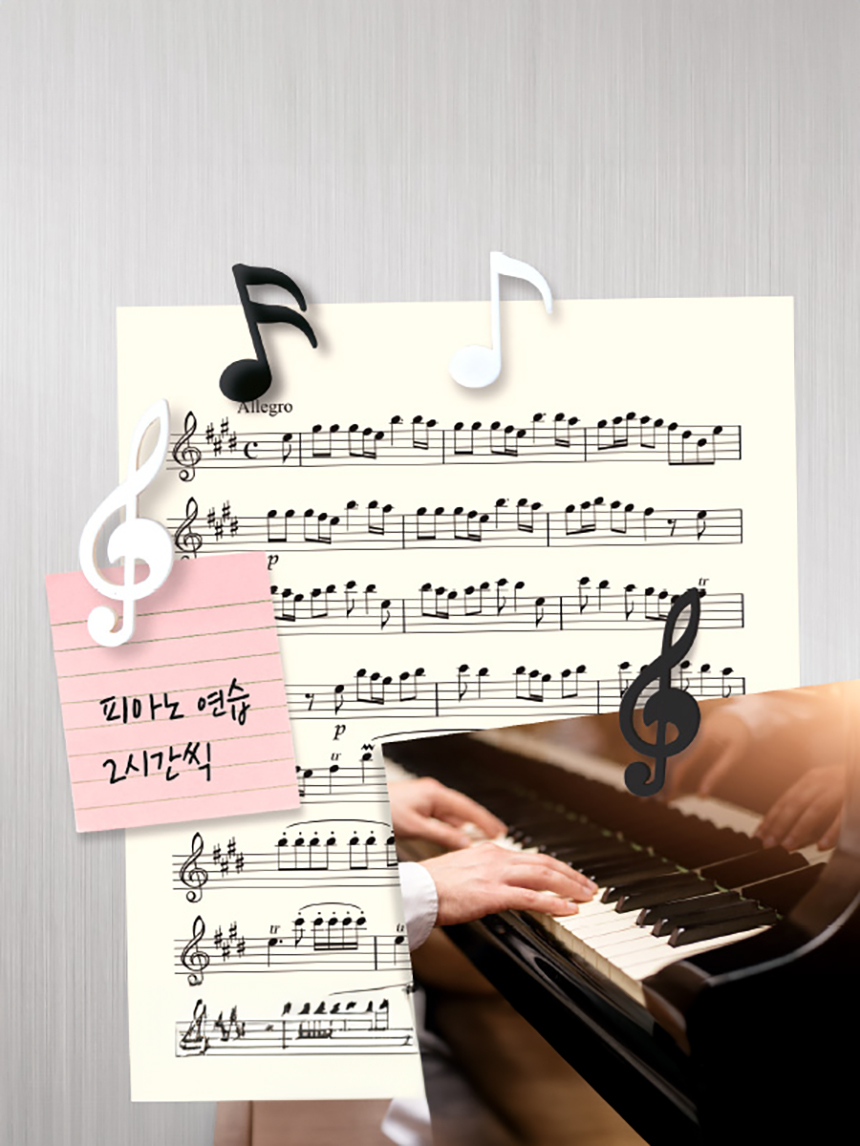 음표 마그네트 6개입