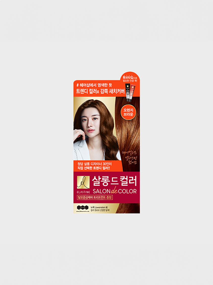 엘라스틴 살롱 드 컬러 염모제 오렌지브라운