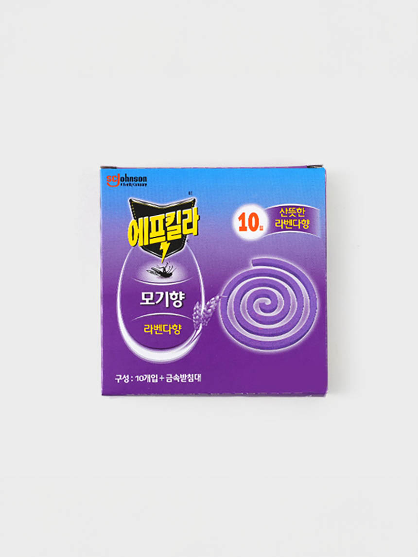 에프킬라 모기향 10개입 라벤더 향