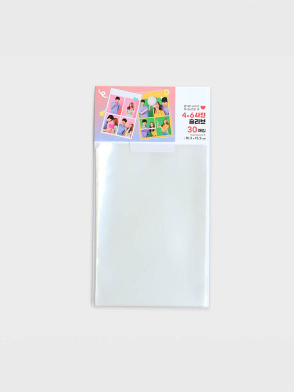 폴꾸 투명 포토 슬리브 30매 (4X6인치)
