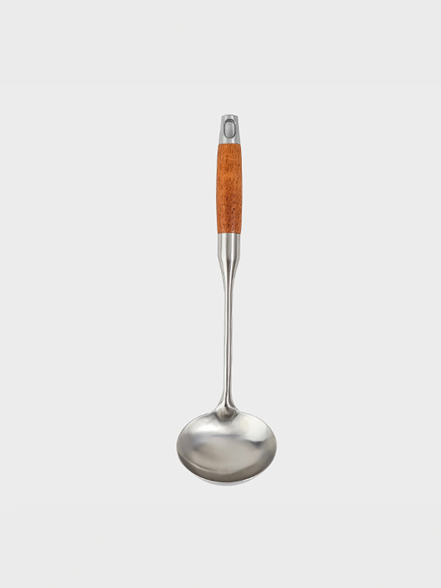 원목 손잡이 스텐 국자 39cm