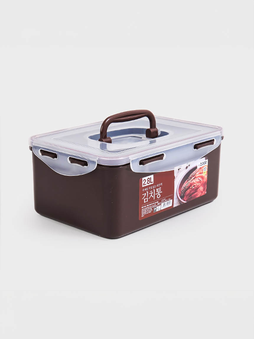 내추럴 직사각 김치통 2.8L