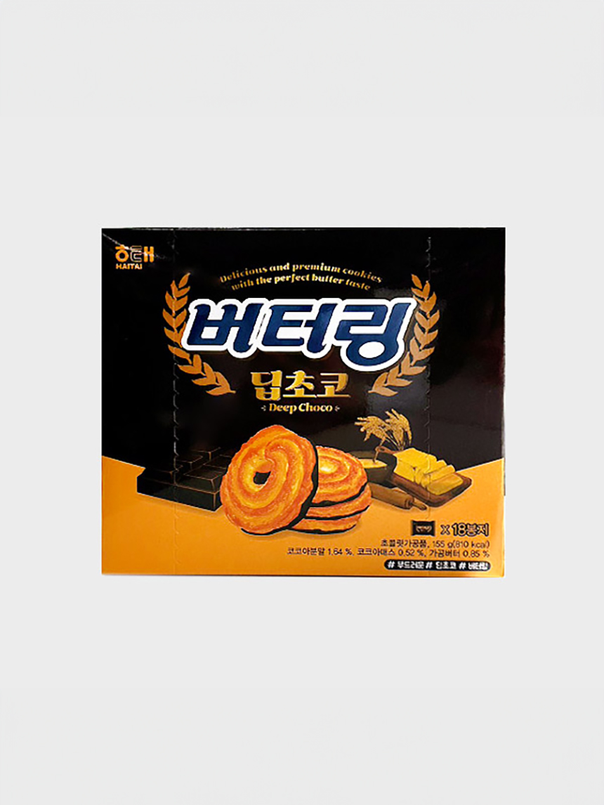 Печенье Haitai Buttering Deep Choco 155 г