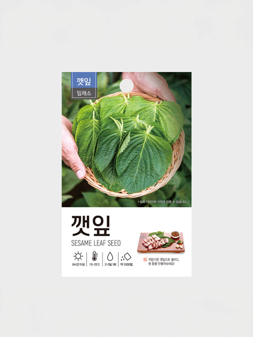 초록스타 깻잎 씨앗