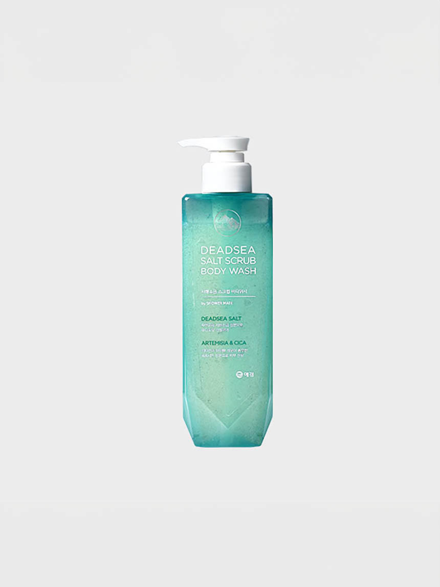 샤워메이트 사해소금 스크럽 바디워시 400ml