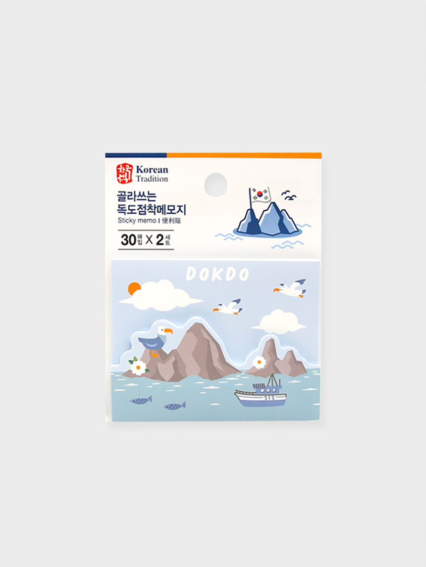 전통 도무송 점착메모 30매 2개입