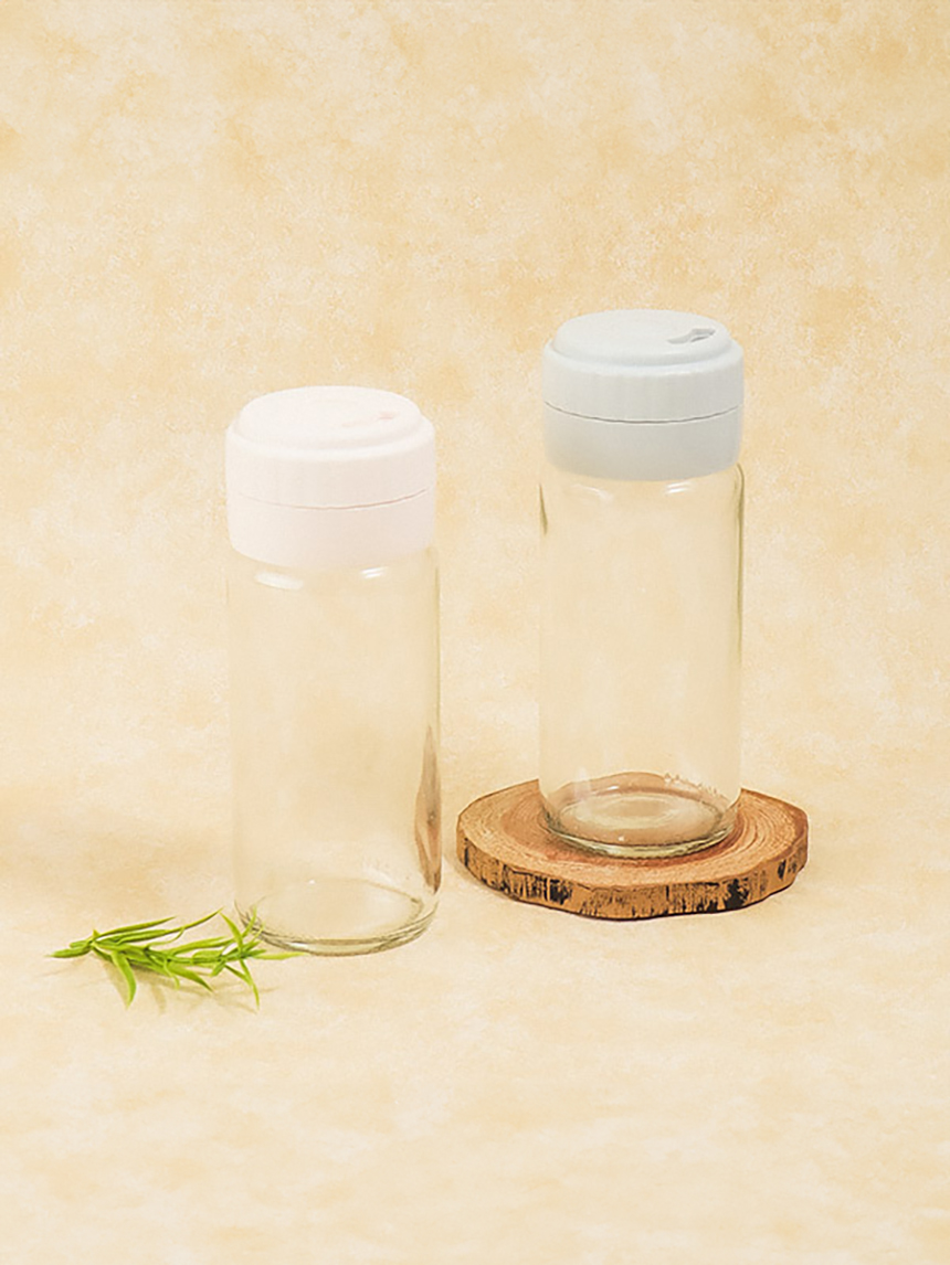 모던 유리 3구 양념통 244ml