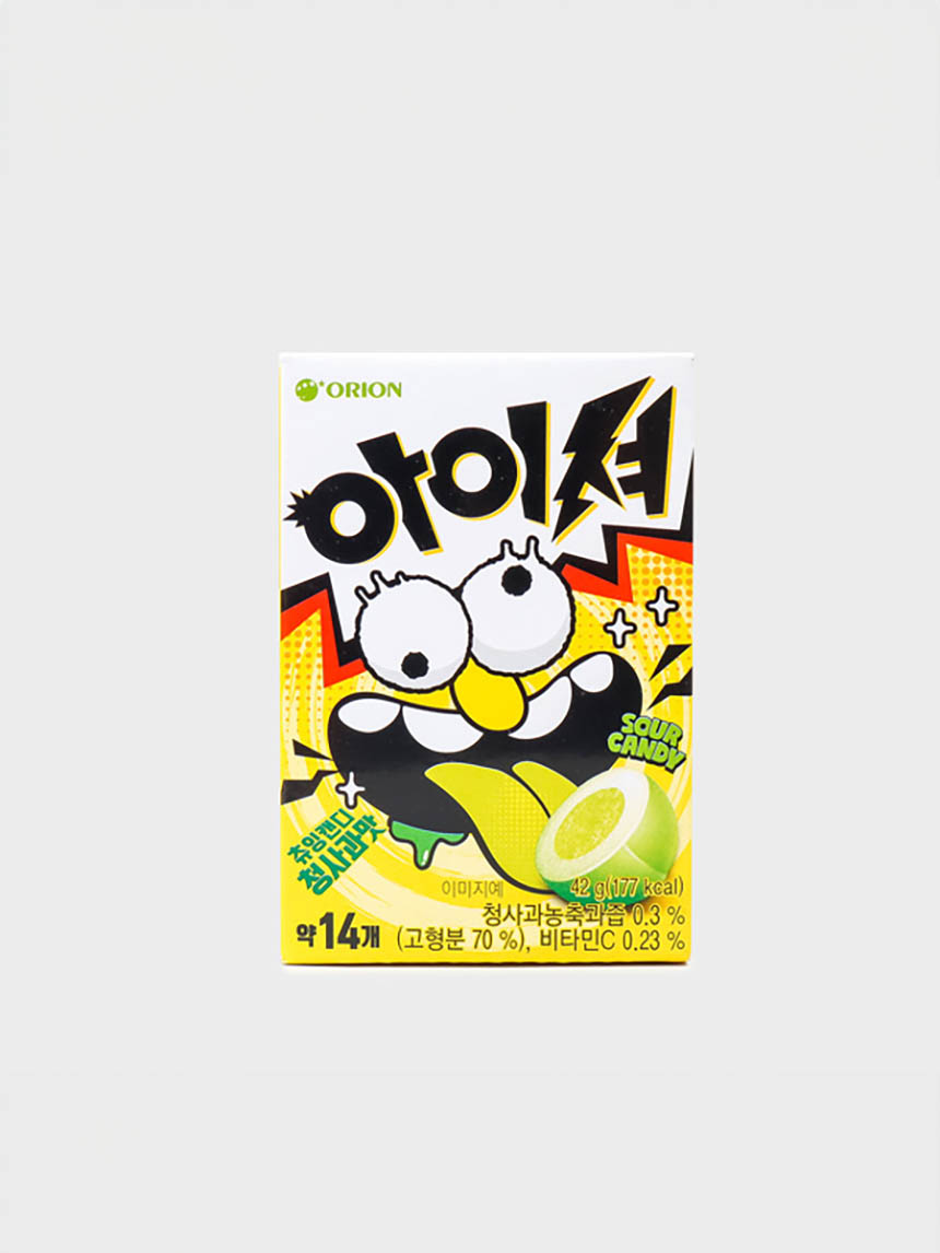 오리온 아이셔캔디 청사과맛 42g