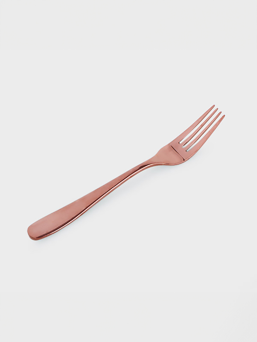 티타늄 로즈골드 포크 20cm