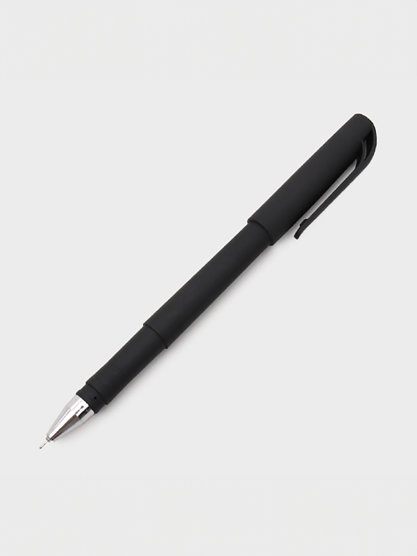 코팅캡식 젤펜 3개입 (0.38mm,검정,3개입)