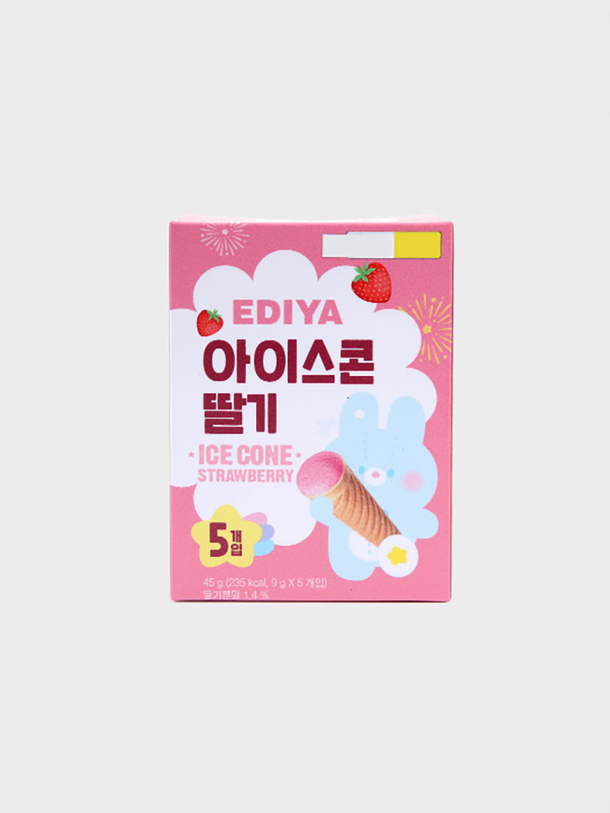 이디야 아이스콘 딸기 45g