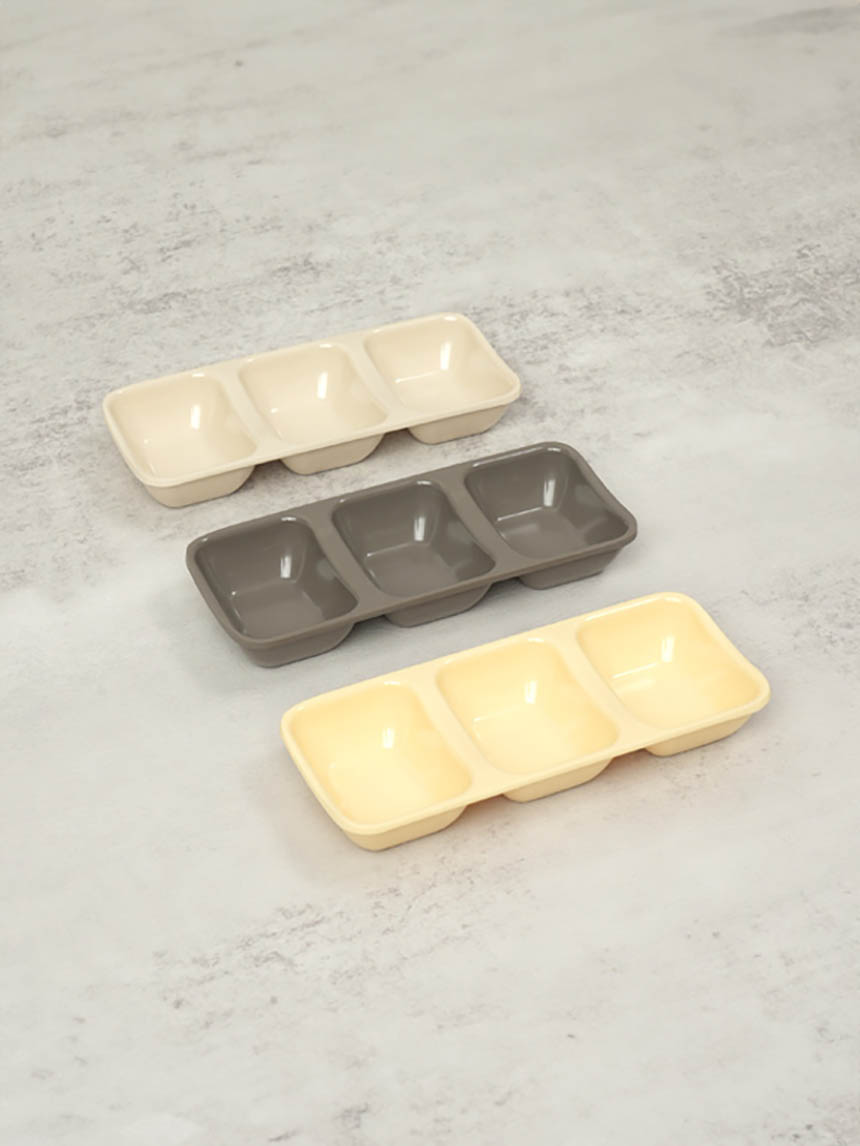 멜라민 3분할 종지 15cm