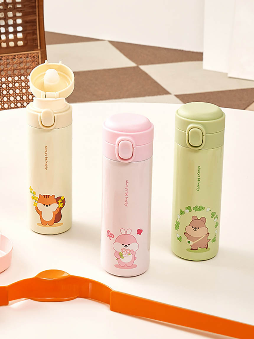 볼이 빵빵한 친구들 원터치 텀블러 370ml