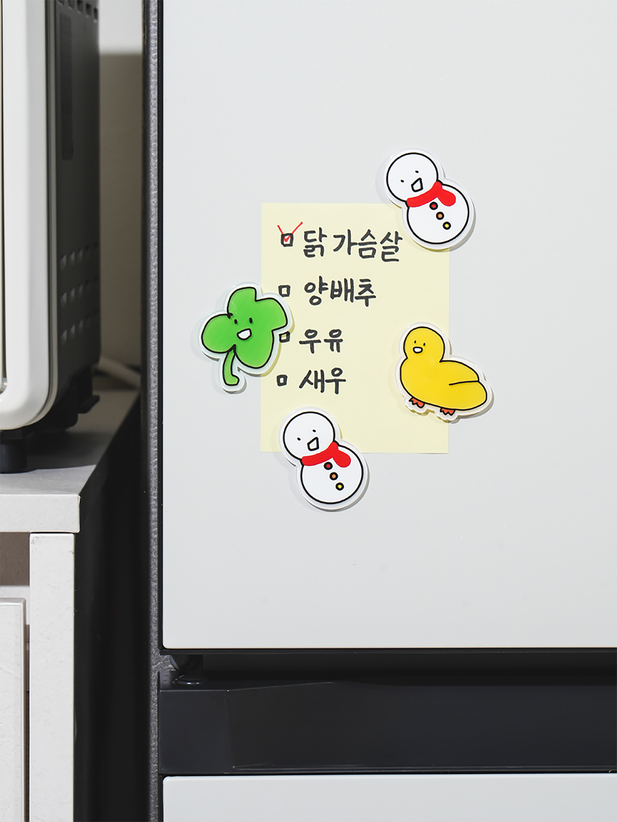 작가콜라보 눙눙이 아크릴 자석 2개입