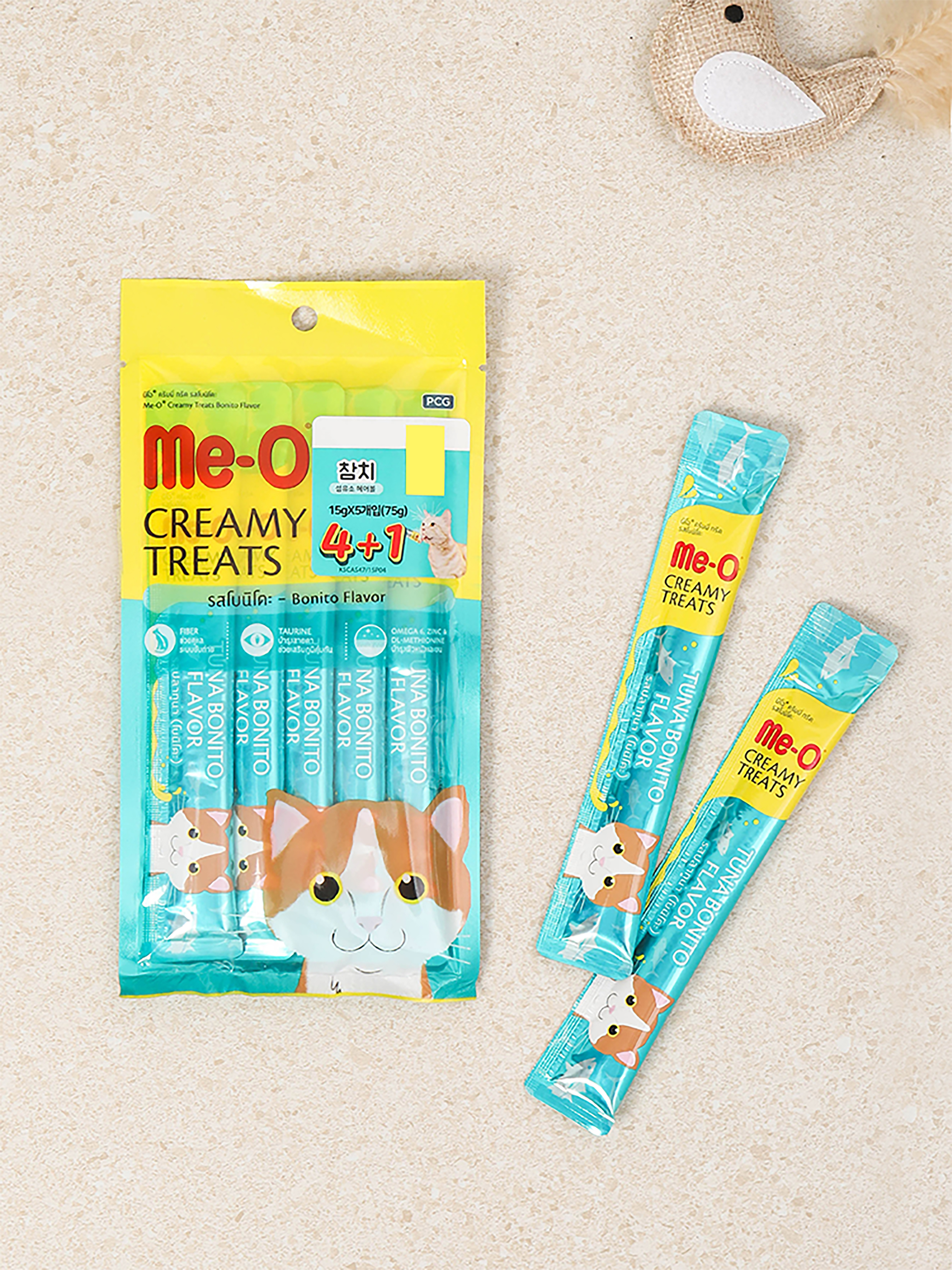 [펫] 미오크리미 참치 5개입 75 g