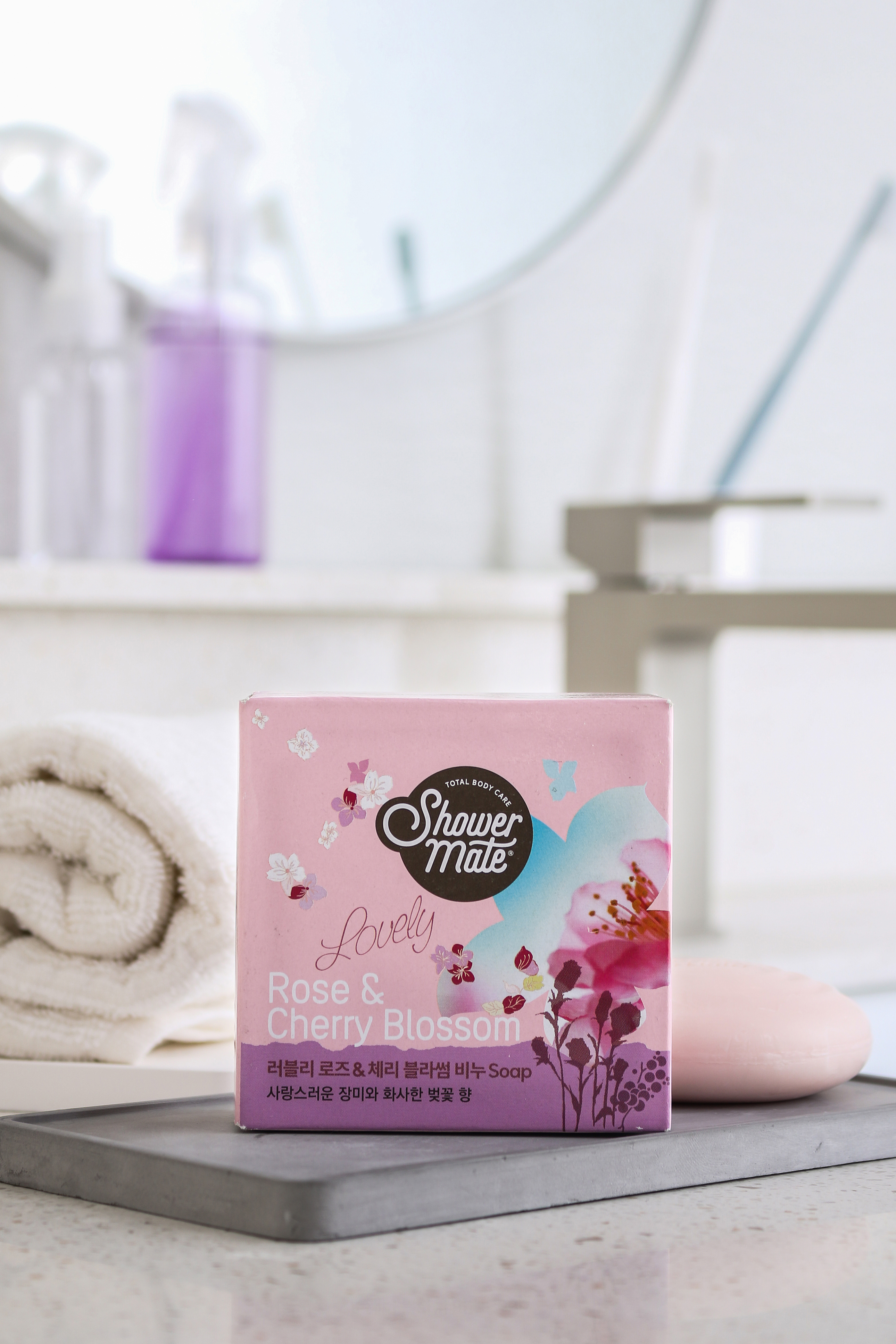 Мыло Shower Mate 90 г Lovely Rose & Cherry Blossom