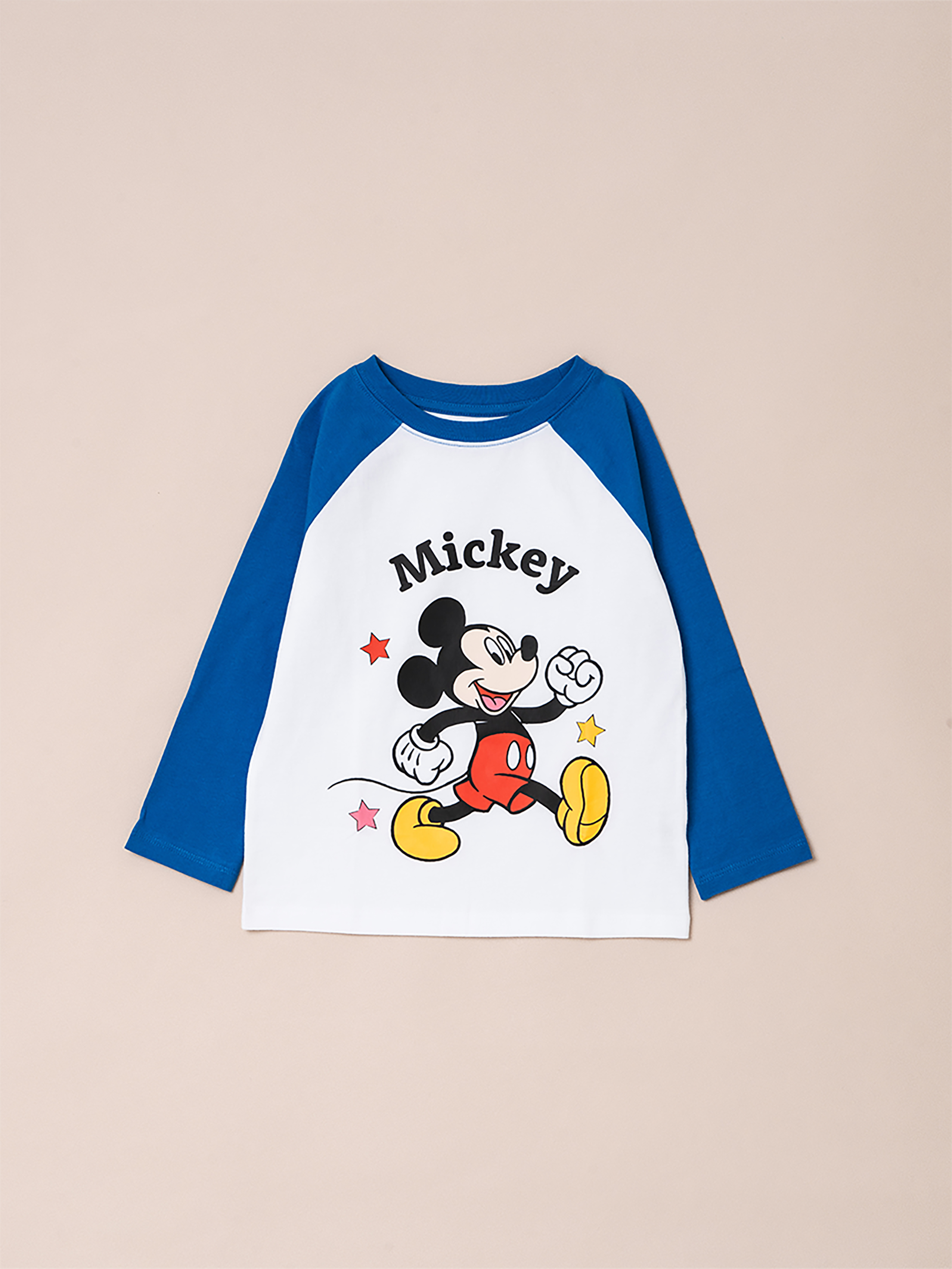 Детская хлопковая футболка реглан Disney Mickey Mouse M