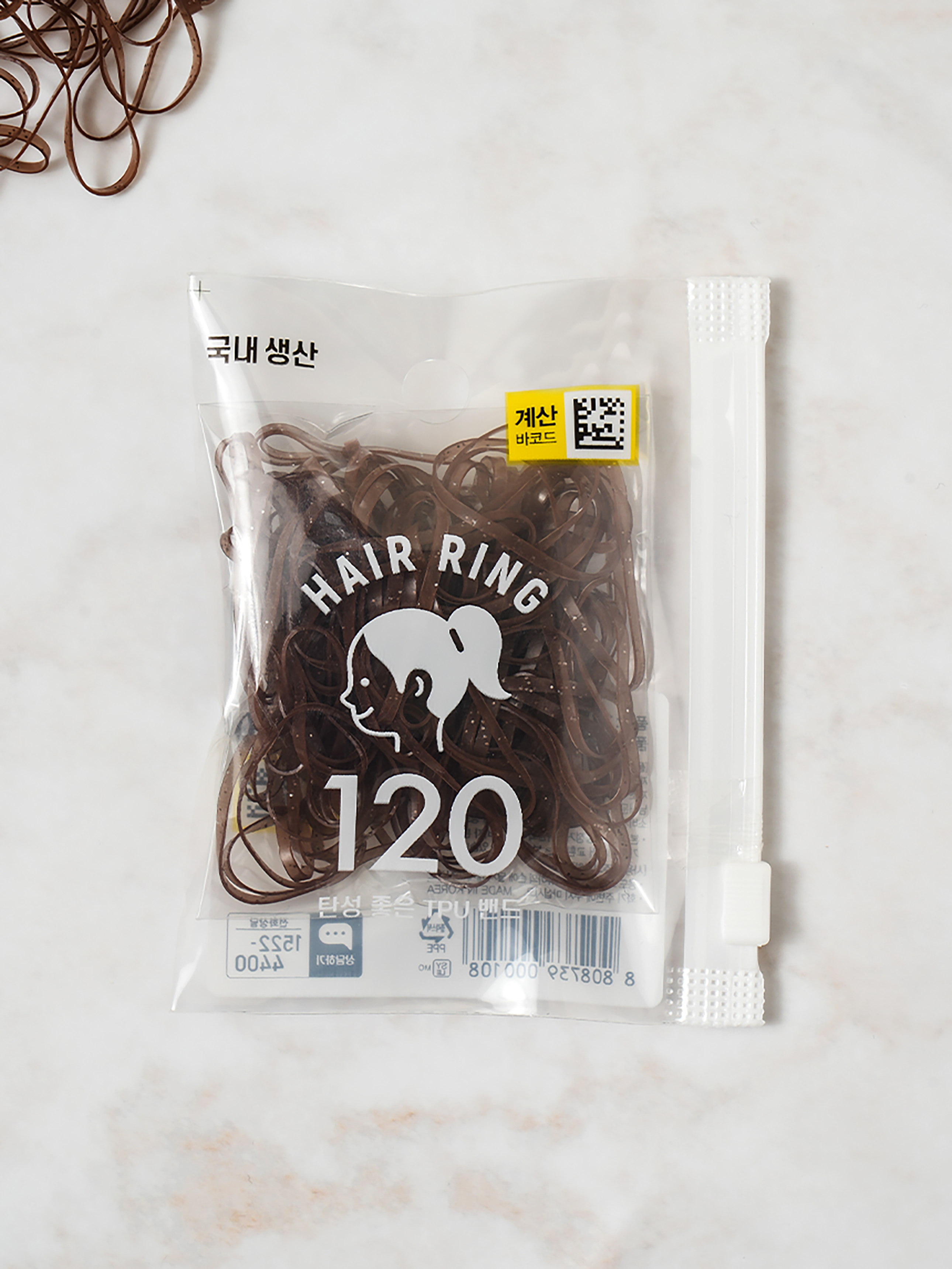 반짝이 브라운 TPU 밴드 120개입