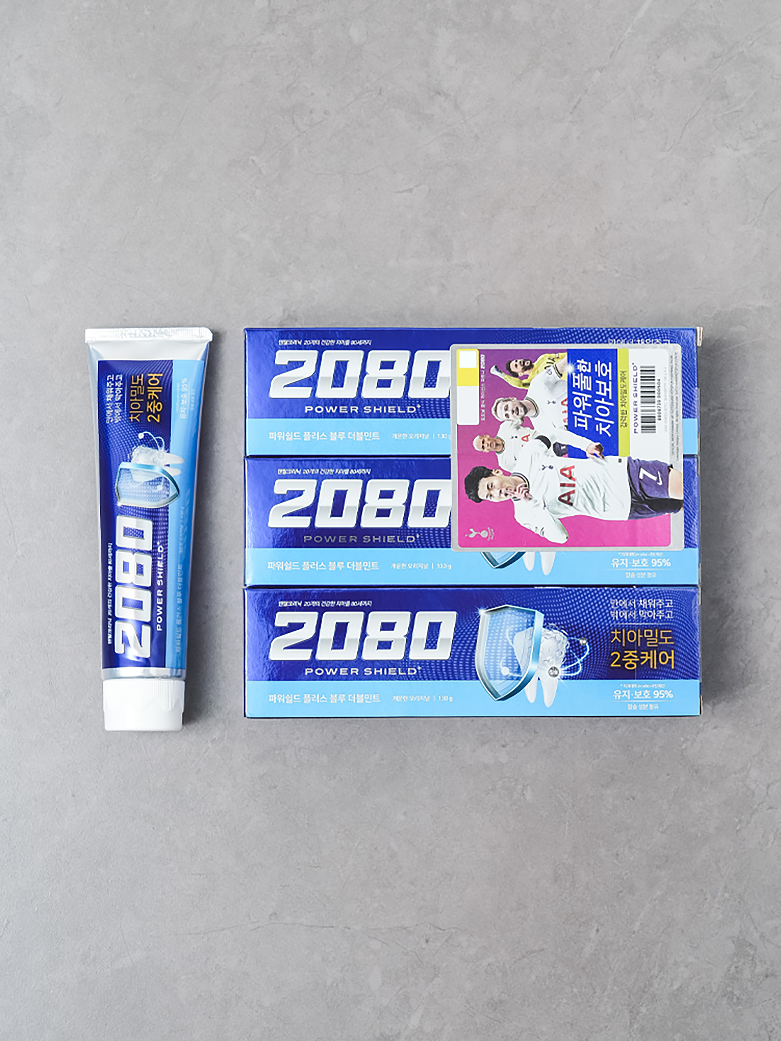 2080 파워쉴드 플러스 치약 130gX3개입