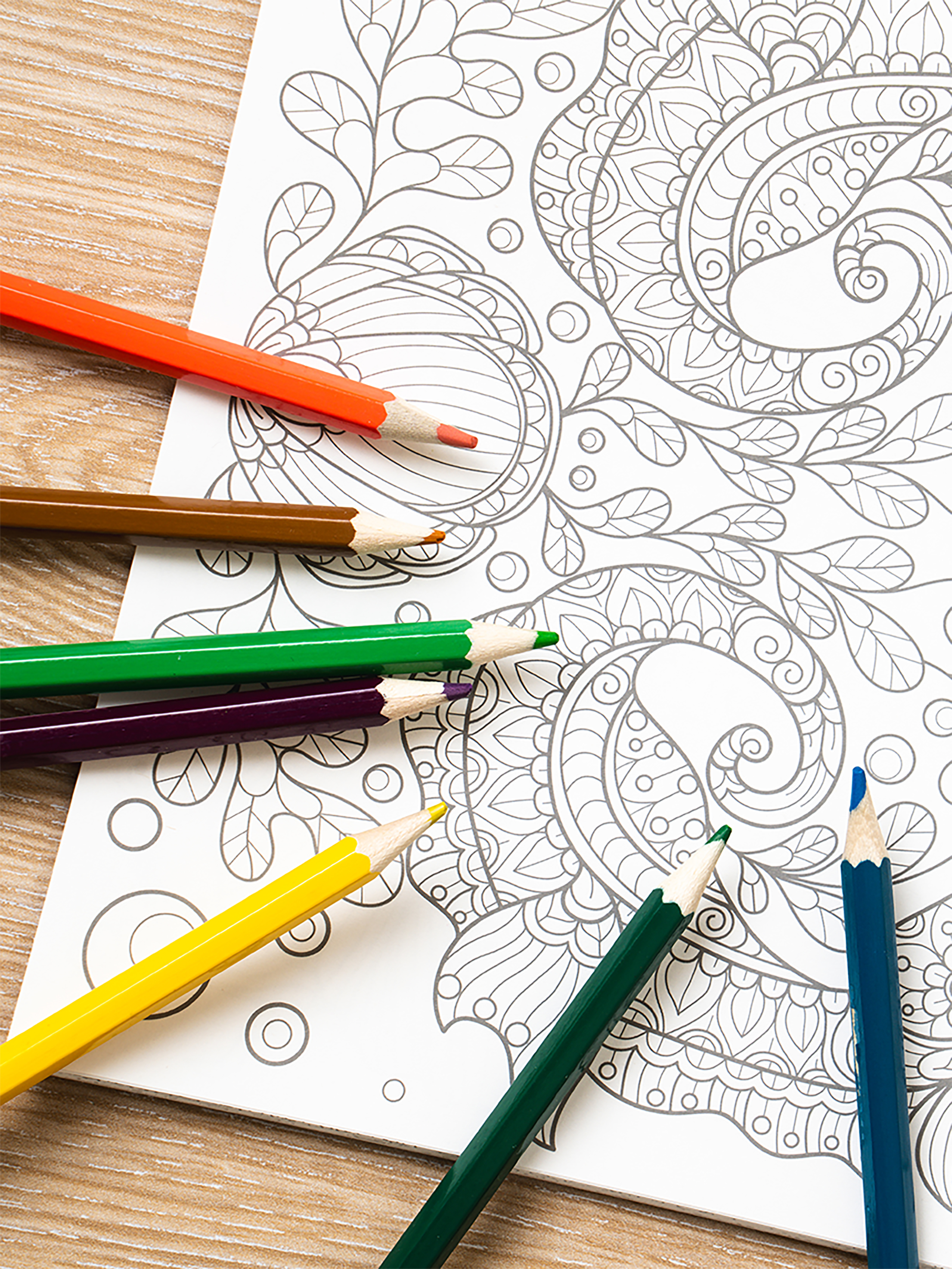 파란 바다의 판타지 스토리 컬러링 북 36매