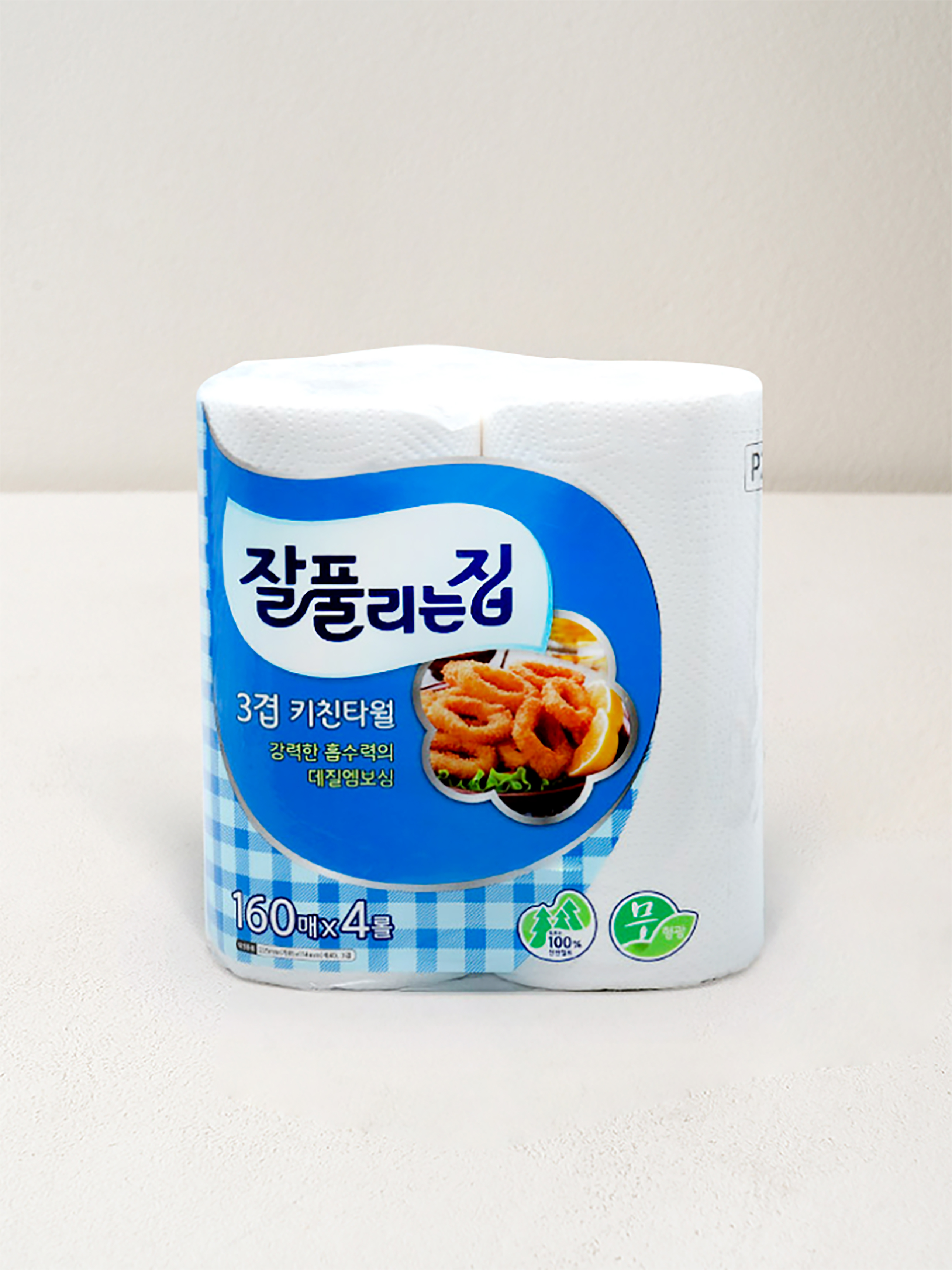 잘풀리는집 키친타월 160매 4롤
