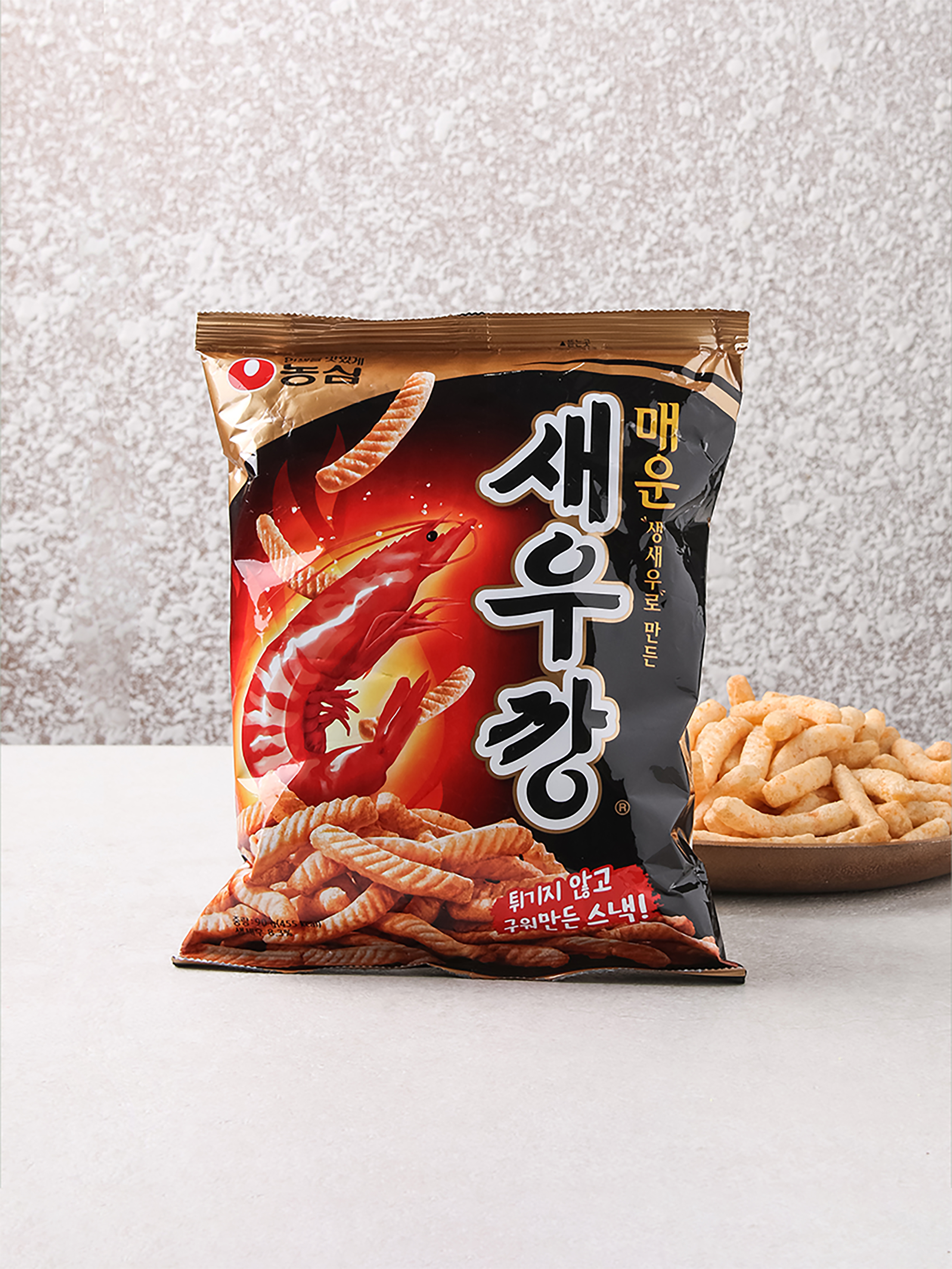 농심 매운 새우깡 90g