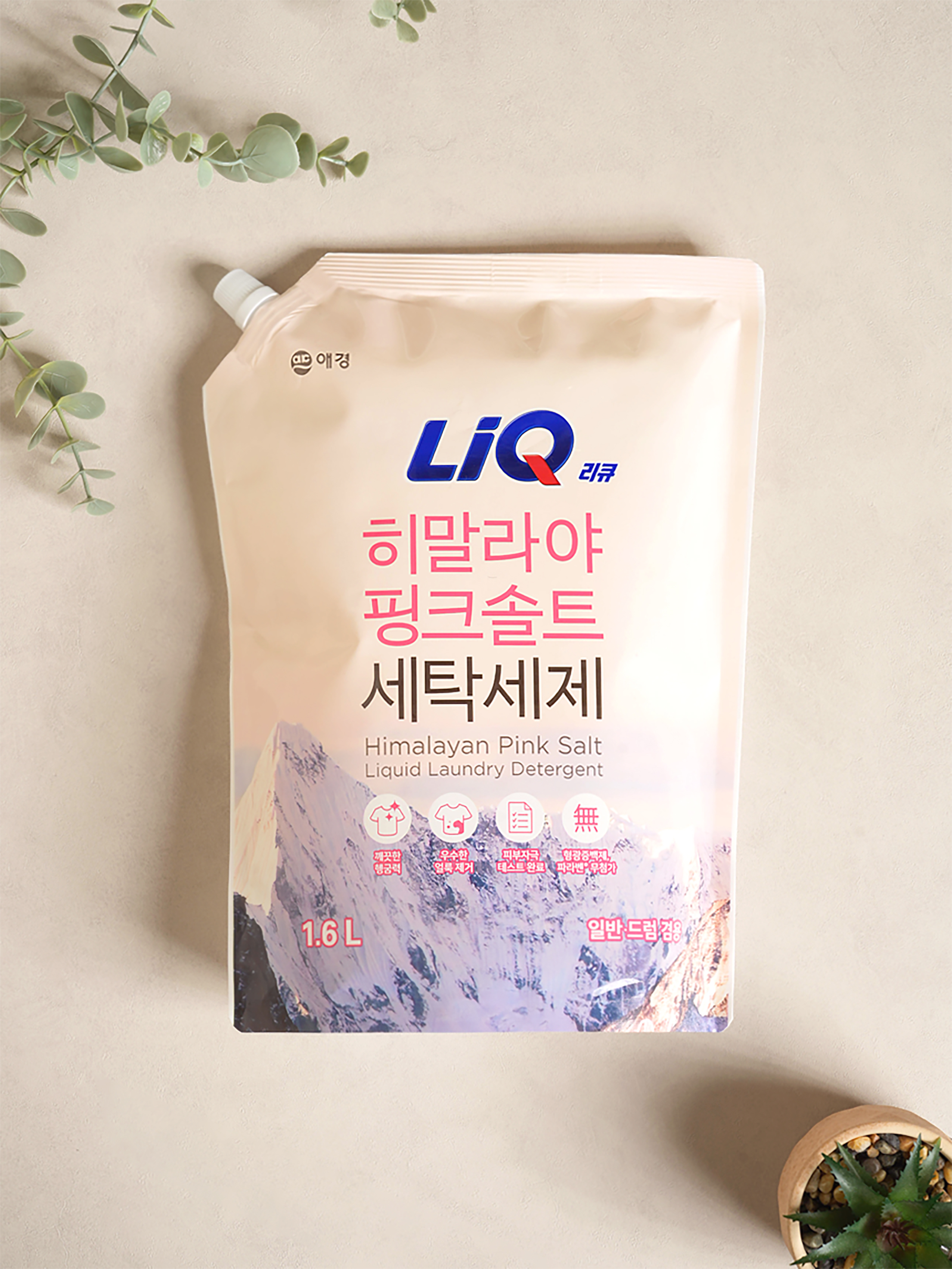 리큐 히말라야 핑크솔트 세탁 세제 1.6L