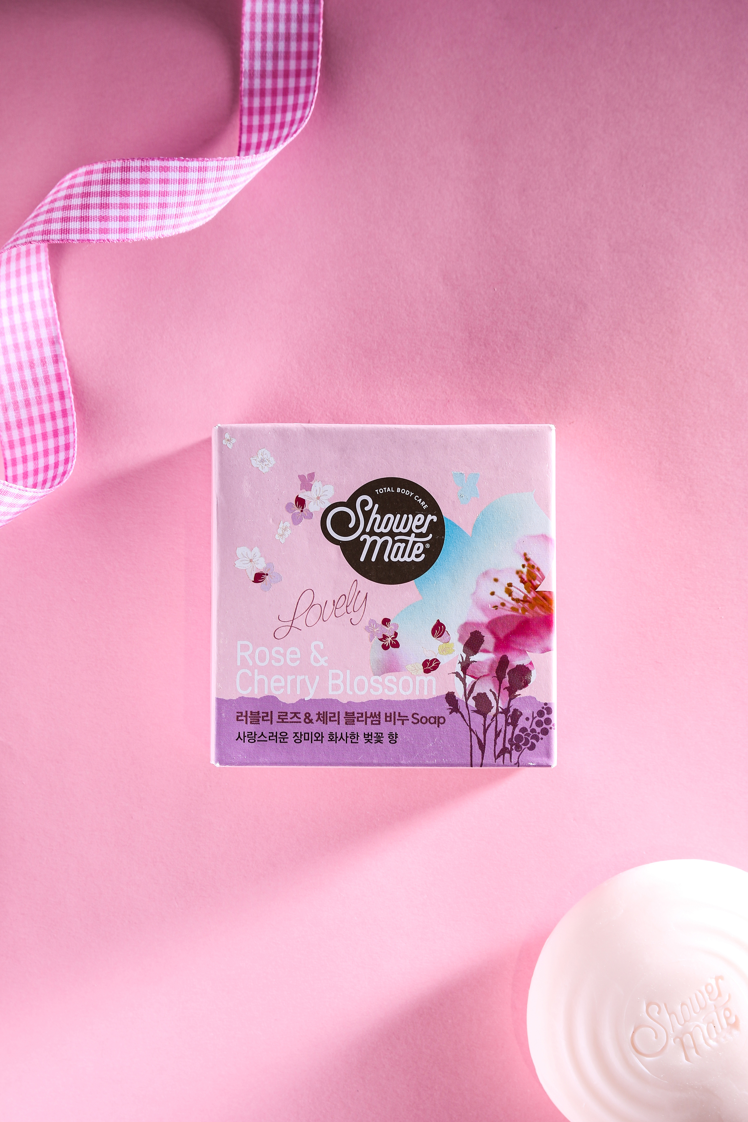샤워메이트 비누 90g 러블리 로즈＆체리 블로섬