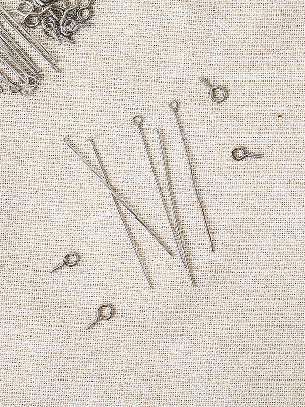 비즈 부자재 세트 9자나사(5mm,6mm),T핀,9핀