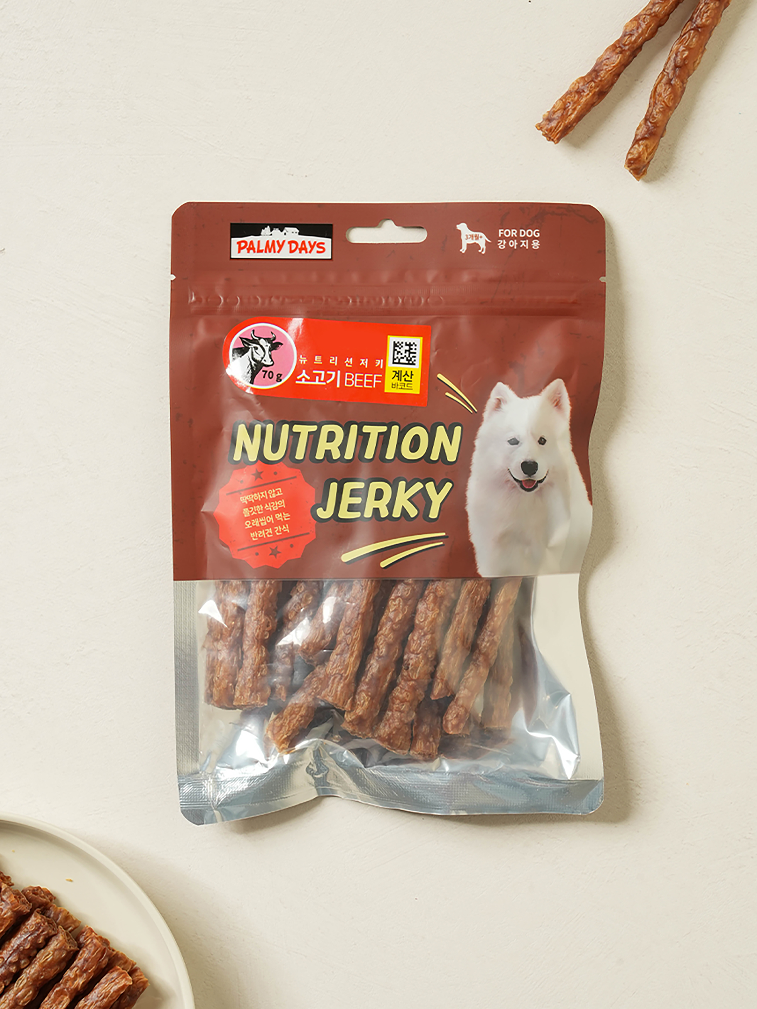 [펫] 뉴트리션 저키 소고기 70 g
