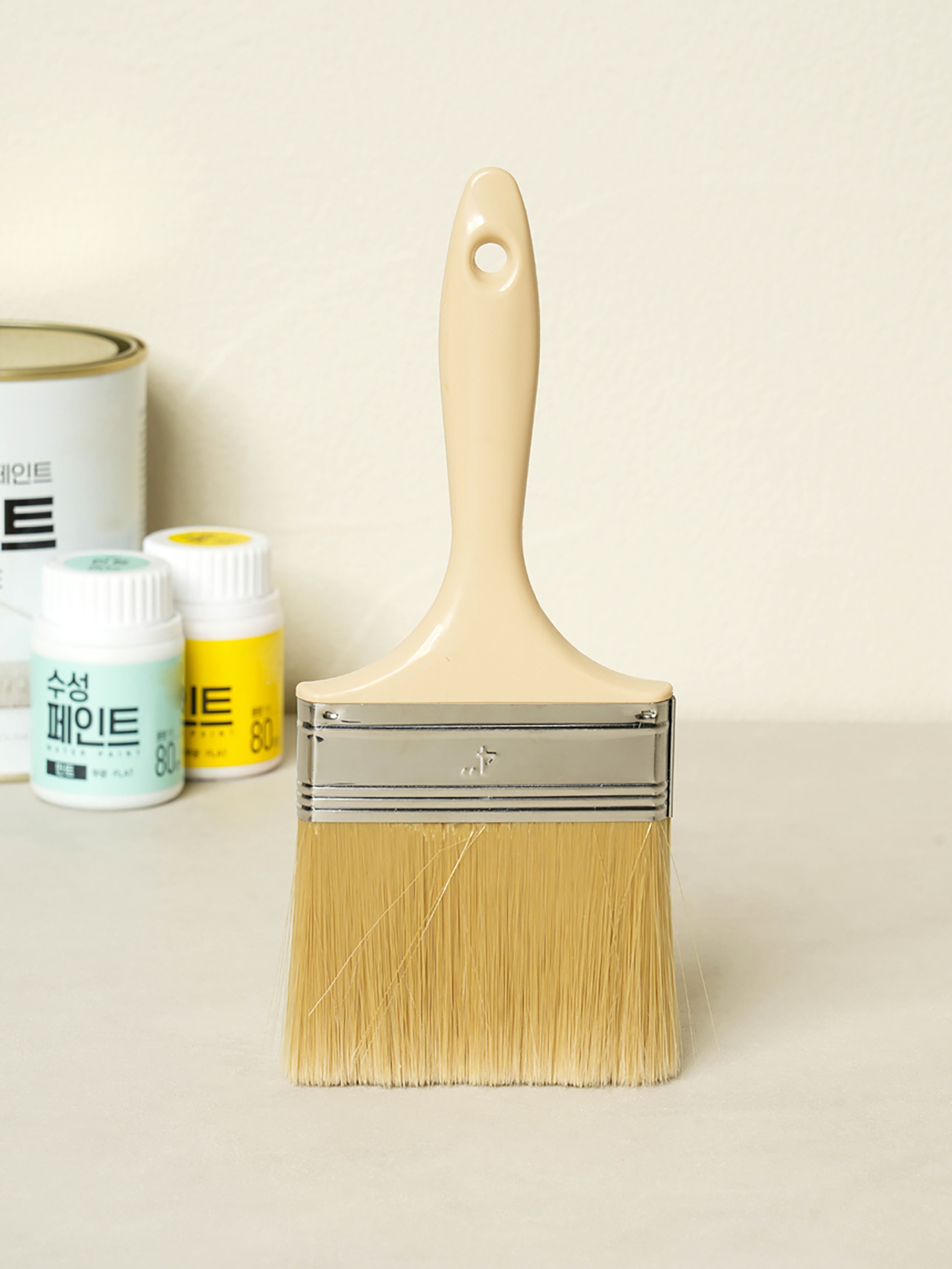 페인트 평붓 4인치 100mm