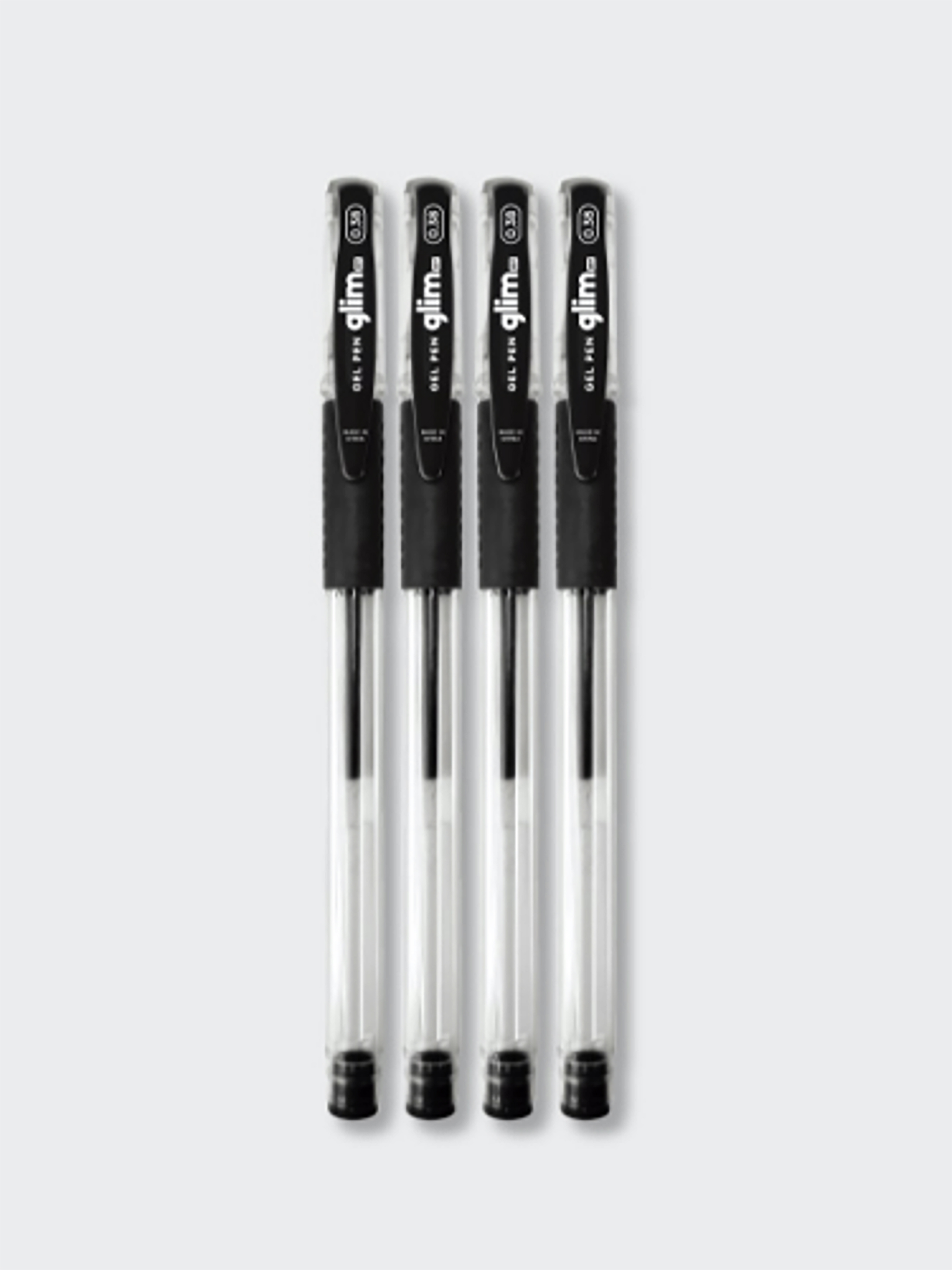 캡식 젤펜 블랙 0.38mm 4P